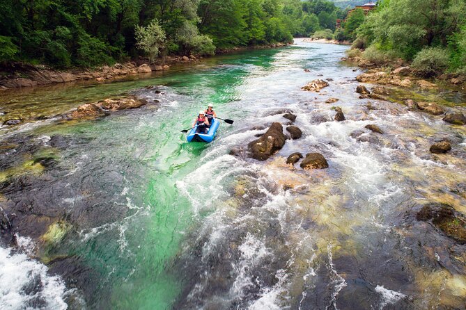 Canoeing Neretva river - The van ride puts you on the river quickly