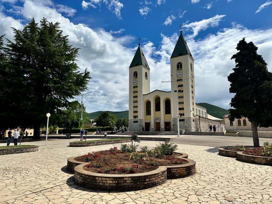 Dubrovnik: Private Tour to Međugorje and Kravice Waterfalls - Three hours in Medjugorje