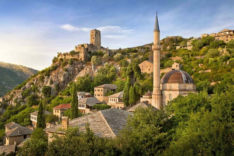 From Mostar: Kravice Waterfalls, Blagaj, & Počitelj - Blagaj pairs a karst spring with Ottoman architecture