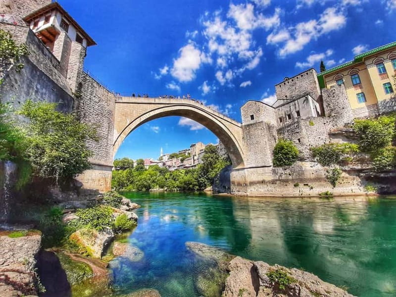 From Sarajevo: Mostar, Kravice Waterfalls and 4 Cities Tour - Jablanica and the bridge that recalls wartime sacrifice