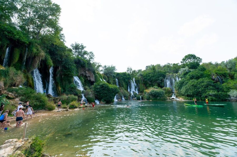 From Split To Sarajevo: Mostar, Blagaj & Kravica falls tour - Počitelj, a stone village with a fortress above it