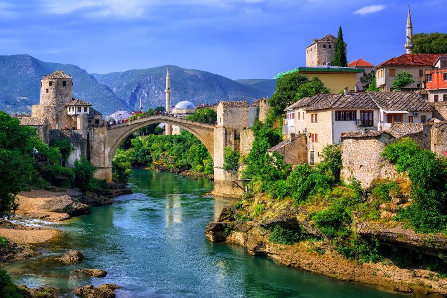 Mostar and Kravice Waterfalls Full-Day Tour from Split - Mostar and the bridge that defines the city