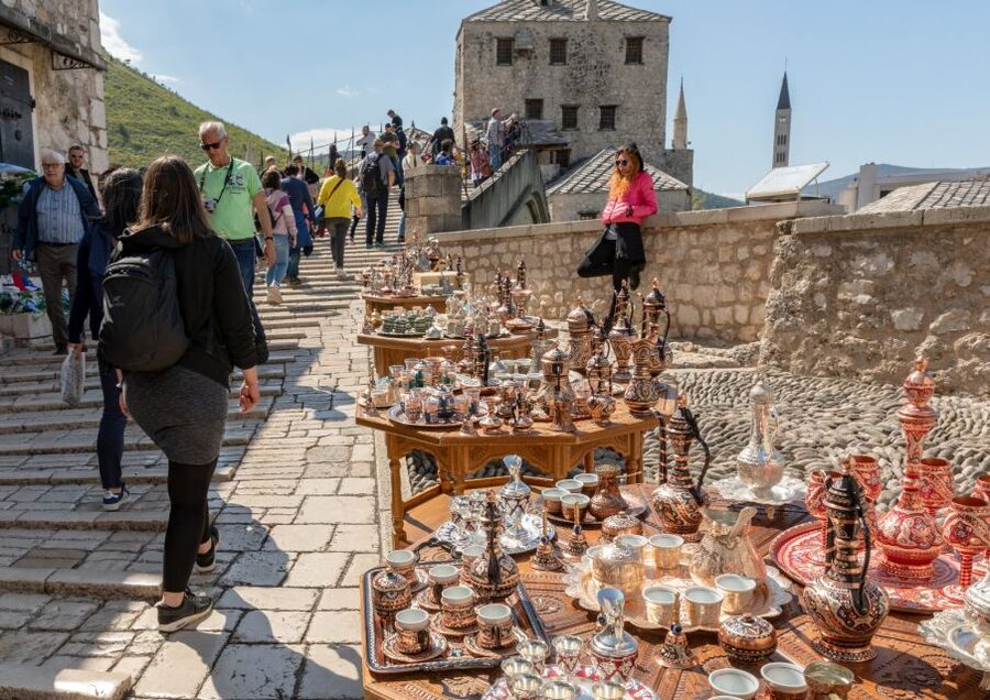 Mostar and Kravice Waterfalls Full-Day Tour from Split - Two hours to eat, shop, and explore Mostar