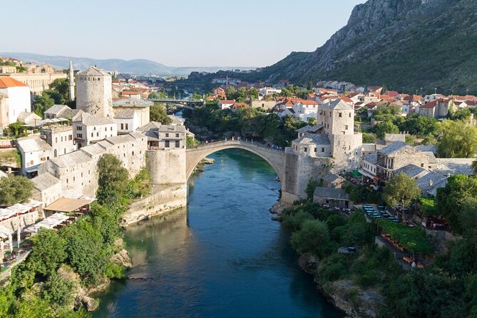 Mostar gastro and historical treasures - The Peace Bell Tower and Mostar’s changing skyline