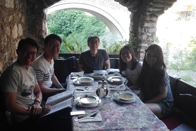 Mostar gastro and historical treasures - The Crooked Bridge before the famous one