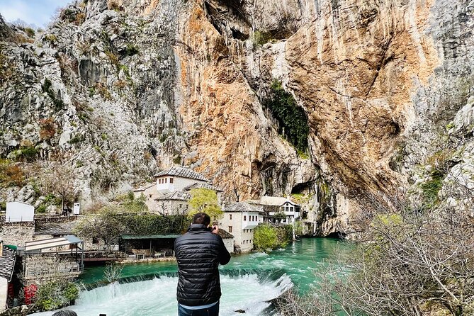 PRIVATE SUNNY HERZEGOVINA TOUR (Mostar + Kravice Falls + 3cities) - Pocitelj combines Ottoman form and hilltop views
