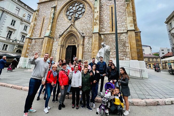 PROFESSIONAL SARAJEVO WALKING TOUR - With guide who guided STING! - Ferhadija Street and the Eternal Flame