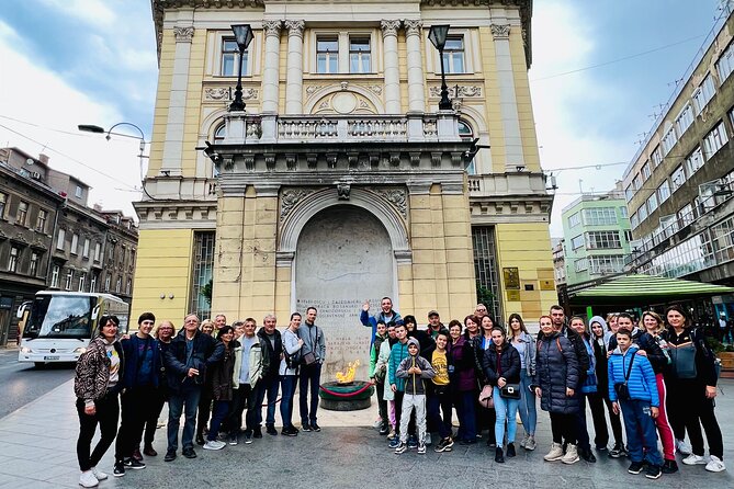 PROFESSIONAL SARAJEVO WALKING TOUR - With guide who guided STING! - Yellow Fortress, Kovači Street, and food lanes
