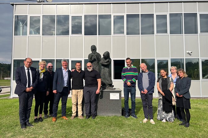 REMEMBERING SREBRENICA (Genocide study tour 11/07/95) - The former UN base and Battery factory