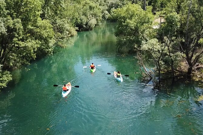 Safari kayak adventure w BBQ & Beer - Paddling the gentle Bunica