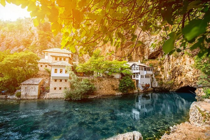 Sarajevo: Mostar Konjic Blagaj Pocitelj Fortica Skywalk Waterfall - Počitelj, a stone village on the hillside
