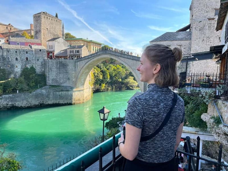 Sarajevo: Mostar, Konjic, Pocitelj, Blagaj Skywalk Waterfall - Mostar’s Old Bridge and the cobbled lanes