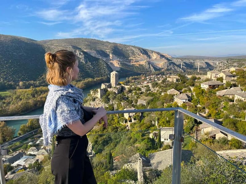 Sarajevo: Mostar, Konjic, Pocitelj, Blagaj Skywalk Waterfall - Stolac and the Radimlja Necropolis