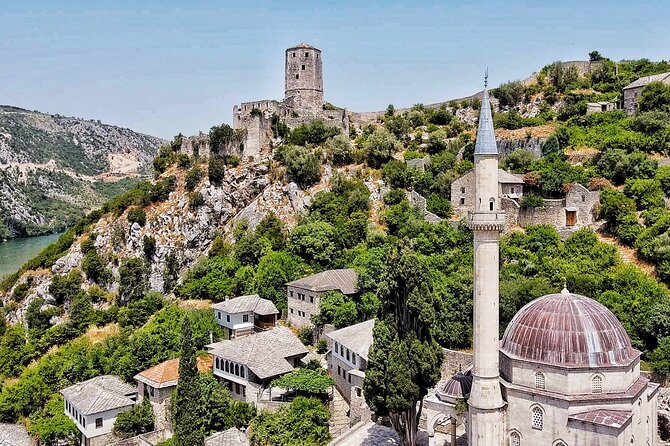 Sarajevo: Mostar, Konjic, Sufi House, Pocitelj & Kravice Falls - Arriving in Mostar and crossing Stari Most