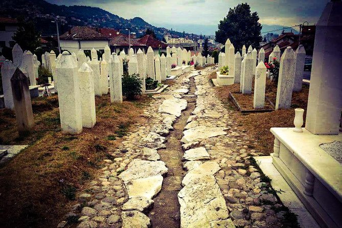 SARAJEVO SIEGE TIMES '92-'95 / Sarajevo Roses & Tunnel of Hope / - Jewish Cemetery and the first sniper fire