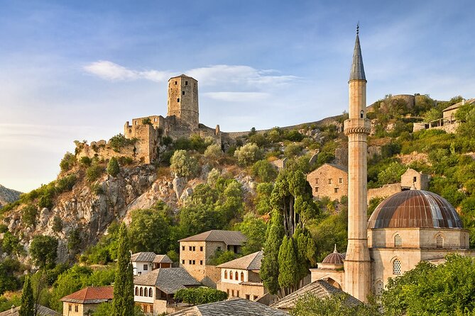 Transfer Mostar to Dubrovnik with Kravice Waterfalls, Blagaj and Počitelj tour - Blagaj and the Buna River source